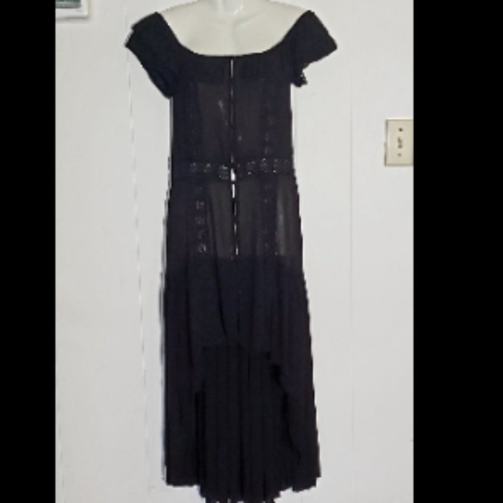 COTTON CANDY OFF THE SHOULDER & HIGH/LOW DRESS SIZE M